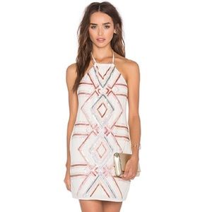 NEW NBD X Naven Twins Hopeless Sequin Halter Dress